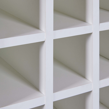 Regál na víno SICILIA biela/dub artisan 8