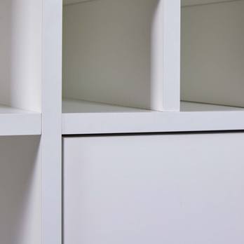 Regál na víno SICILIA biela/dub artisan 9