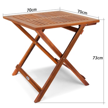 Záhradný stôl SIDE hnedá 4