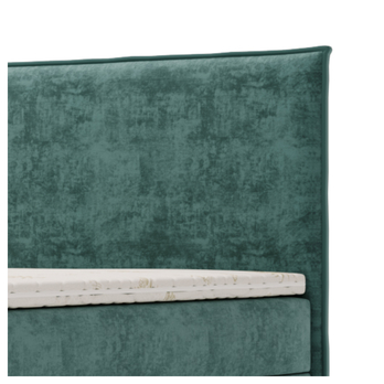 Posteľ s matracom a topperom SIDO azúrová, 160x200 cm 5