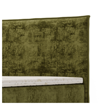 Posteľ s matracom a topperom SIDO olivová, 160x200 cm 5