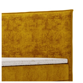 Posteľ s matracom a topperom SIDO medová, 180x200 cm 5