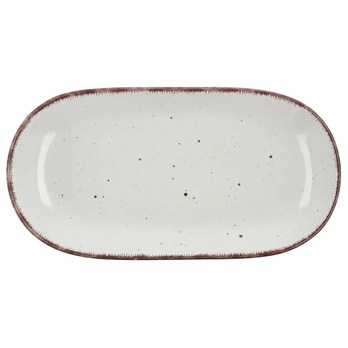 Servírovací tanier SIENA biela, šírka 25 cm 2