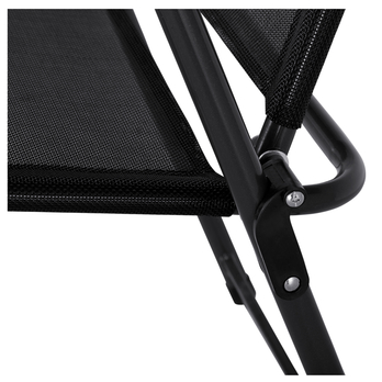 Záhradná stolička SIENNA 2 antracitová/čierna 6