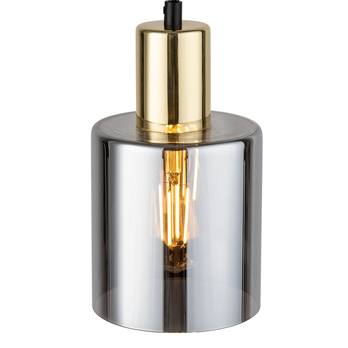 Závesné svietidlo SIERRA sivá/zlatá/čierna 2