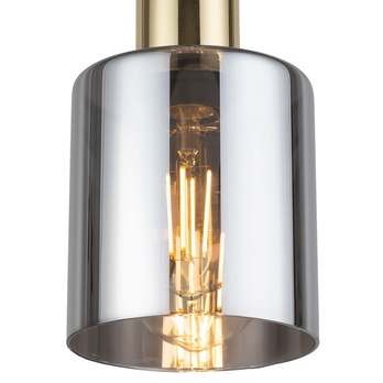 Závesné svietidlo SIERRA sivá/zlatá/čierna 3