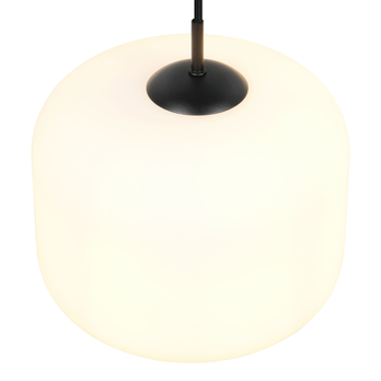 Závesné svietidlo SIGNE biela/čierna, priemer 25 cm 3