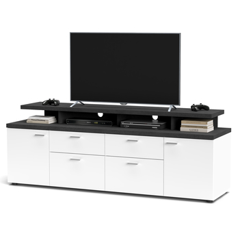TV komoda SIKA matera/biela 3