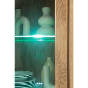 Vitrína SILIAS ľavá, dub divoký 3