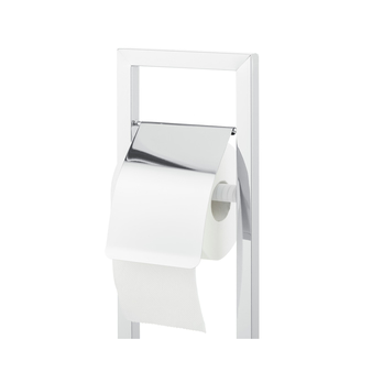 Držiak na WC kefu a toaletný papier SILVER oceľ pochrómovaná 2