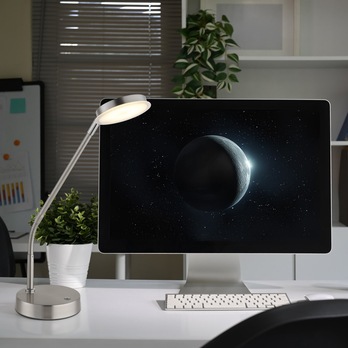 Stolná lampa SILVIO nikel 1