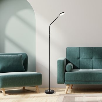 Stojacia lampa SILVIO čierna 1