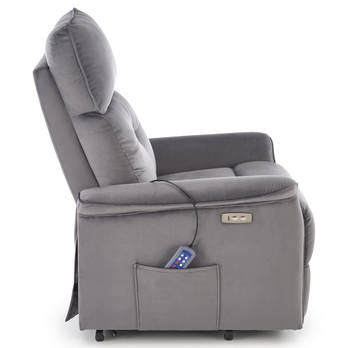 Relaxačné kreslo SIMAR 2 sivá 5