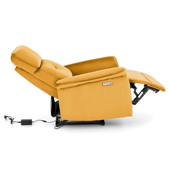 Relaxačné kreslo SIMAR žltá 7