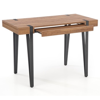 Písací stôl SIMBA orech/čierna 2