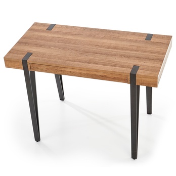 Písací stôl SIMBA orech/čierna 3