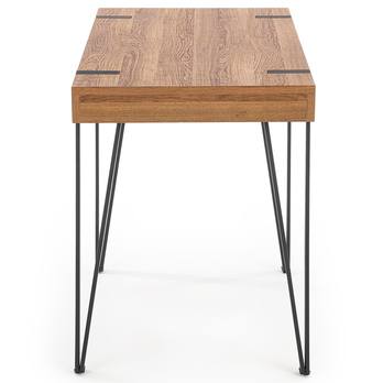 Písací stôl SIMBA orech/čierna 5