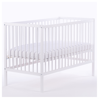 Detská postieľka SIMPLE biela, 60x120 cm 1