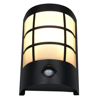 Vonkajšie nástenné svietidlo SINTRA čierna/biela 4