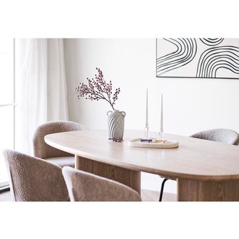 Jedálenský stôl SIRRO prírodná 6