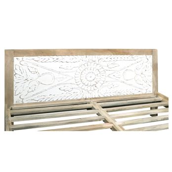 Posteľ s roštom SITAK mango/biela, 160x200 cm 2