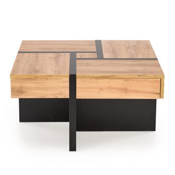 Konferenčný stolík SIVALLO dub craft/čierna 2