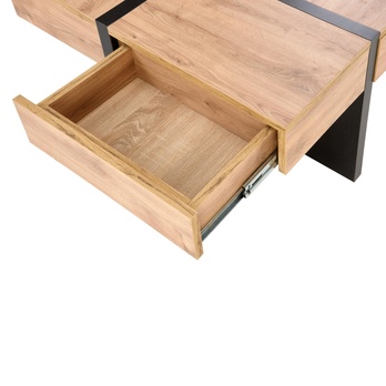 Konferenčný stolík SIVALLO dub craft/čierna 5