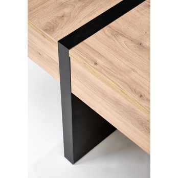 Konferenčný stolík SIVALLO dub craft/čierna 6