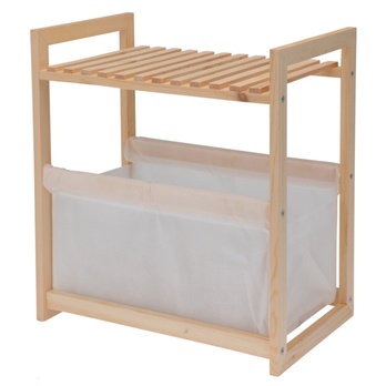 Úložný regál SIWAN borovica/biela 1