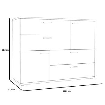 Komoda SKIVE dub antik/touchwood 6