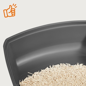 Mačacia toaleta SLATE sivá 1