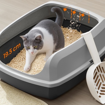 Mačacia toaleta SLATE sivá 2