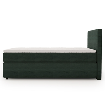 Posteľ s matracom a topperom SLEEP NEW tmavozelená, 140x200 cm 2