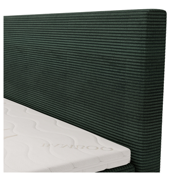 Posteľ s matracom a topperom SLEEP NEW tmavozelená, 140x200 cm 3