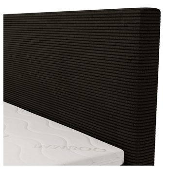 Posteľ s matracom a topperom SLEEP NEW čierna, 140x200 cm 3
