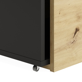 Konferenčný stolík SLIDE 1 dub artisan/čierna 3