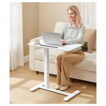 Mobilný pracovný stôl SLOT 2 biela 1