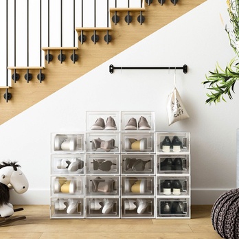 Sada úložných boxov SLOT priehľadná, 18 ks 1