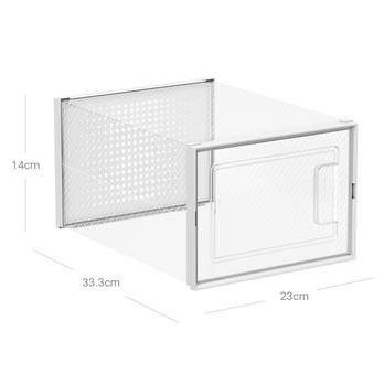 Sada úložných boxov SLOT priehľadná, 18 ks 6