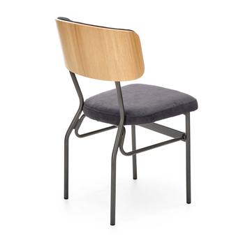 Jedálenská stolička SMORT dub/čierna 4