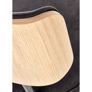 Jedálenská stolička SMORT dub/čierna 7