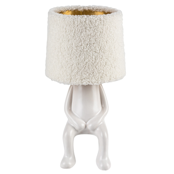 Stolná lampa SMURFY krémová 2