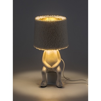 Stolná lampa SMURFY krémová 4