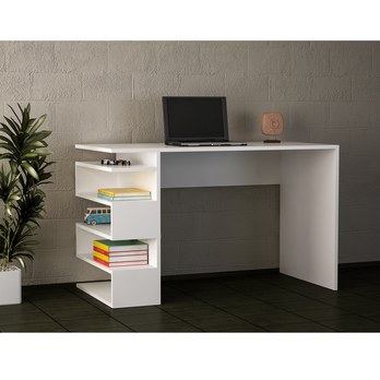 Písací stôl SNAKE biela 1