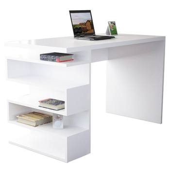 Písací stôl SNAKE biela 2