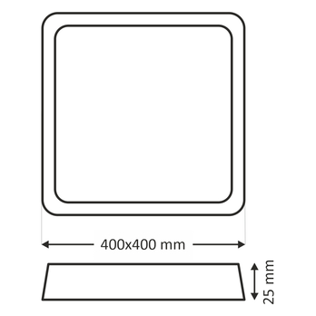 Stropné svietidlo SOFI čierna, šírka 40 cm 10