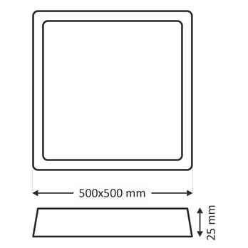 Stropné svietidlo SOFI prírodná, šírka 50 cm 10