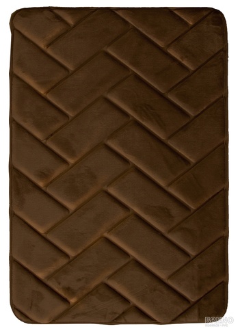 Kúpeľňová predložka SOFT 4 kávová, 50x80 cm 2