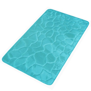 Kúpeľňová predložka SOFT 8 tyrkysová, 50x80 cm 2
