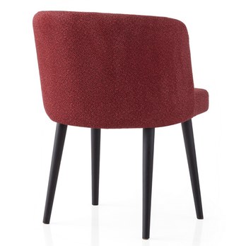 Jedálenská stolička SOFT červená/čierna, sada 4 ks 2